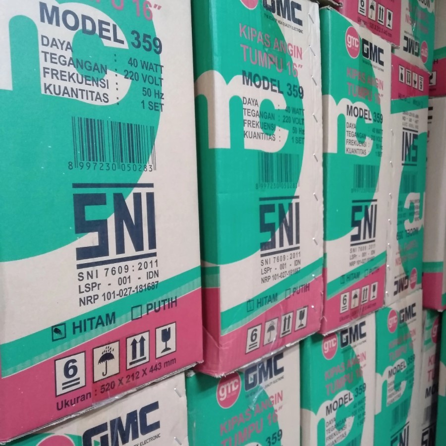 Kipas Angin berdiri 359 GMC /Stand Fan GMC / kipas angin GMC