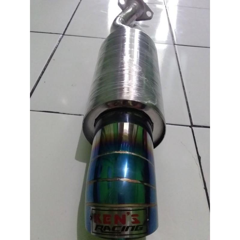 Knalpot Bold On Js Racing Brio