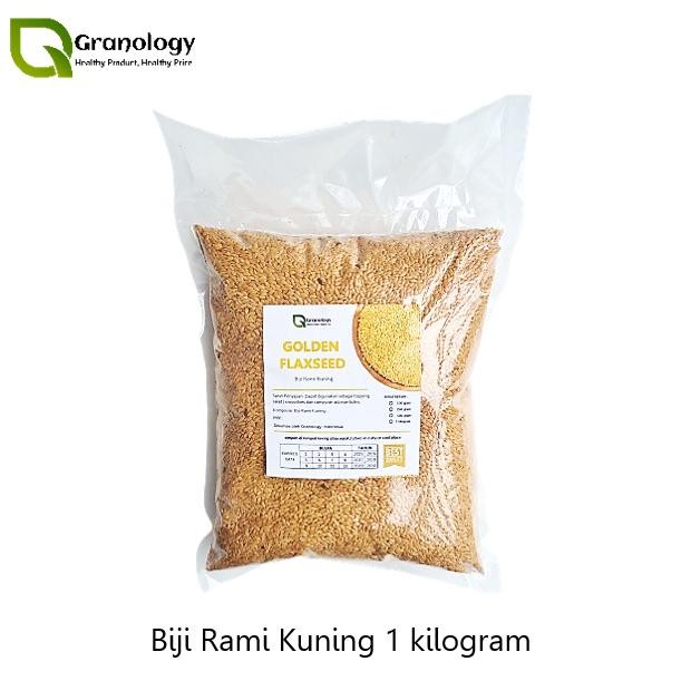 

Golden Flax Seed / Biji Rami Kuning (1 Kilogram) by Granology