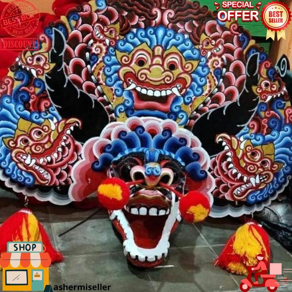 

T Promo Bisa Cod Cuci Gudang Barongan Rampak Telon Jamang Cat Air Brush Bonus Kemul Panjang Dan Pentul Tinggal Pakai Ukuran Anak Promo Barongan Plipit Romo Mainan Anak Barongan Anak Sd Brongan Plipit Premium / Barongan Spon Caplok Kain Panjang / Barongan