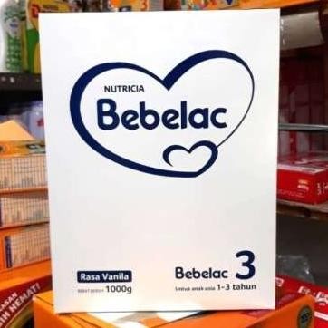 PROMO!! Bebelac 3 1000g dan Bebelac 4 1000 gr Vanila / Madu 1 kg box putih VIP