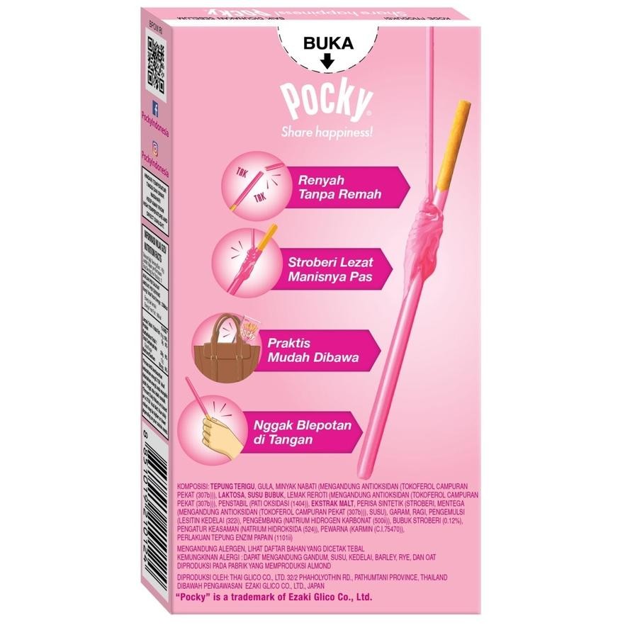 

Glico Pocky REGULAR PACK STRAWBERRY / STROBERI - (HARGA PER 10 BOX)