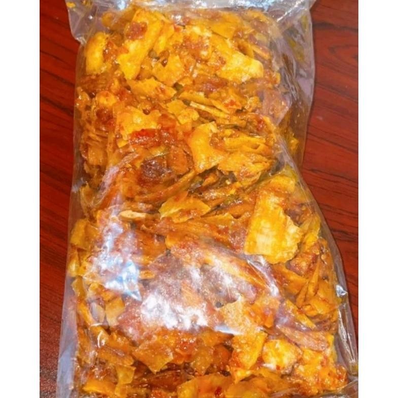 

[PO] Keripik Singkong Kiloan 1 Kg Pedas Manis - cemilan enak instan original