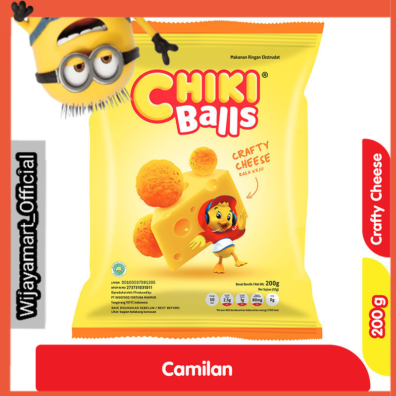 

Chiki Balls Keju Crafty 200 g