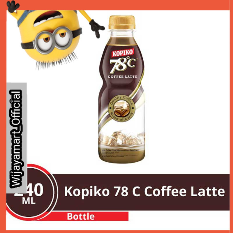 

Kopiko 78C Minuman Kopi Latte Pet 240 ml