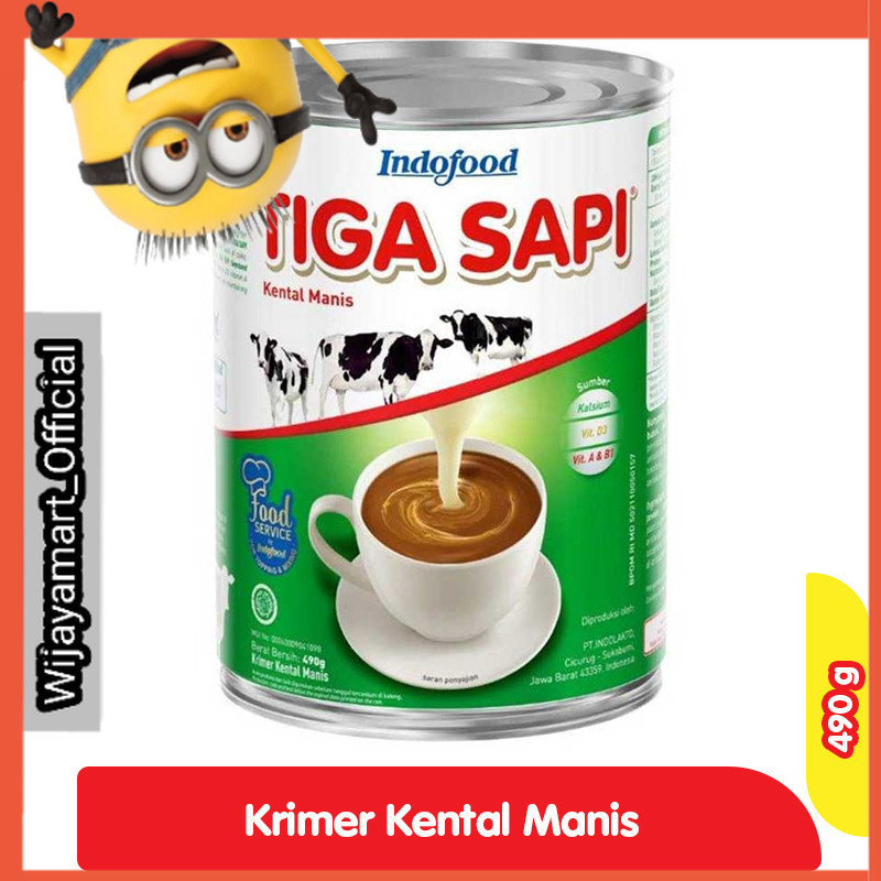 

Tiga Sapi Krimer Kental Manis 490 g