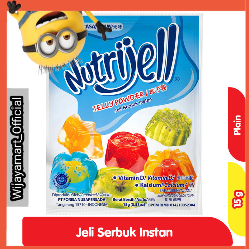 

Nutrijell Jeli Serbuk Instan Plain 15 g