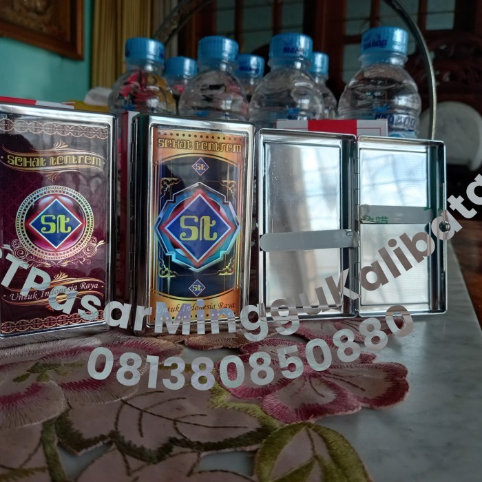 TERBARU kotak rokok sehat tentrem stainless steel