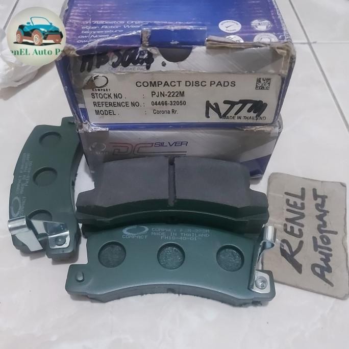 Brake pad kampas rem Belakang Toyota corona Absolute ST191 COMPACT