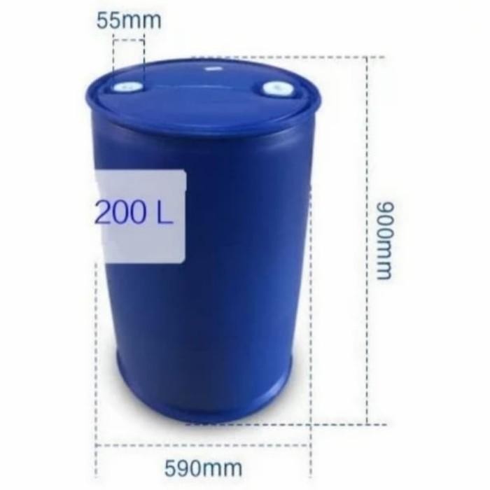 Tong Drum Plastik 200 Liter Tk Terbaru 100 % Original