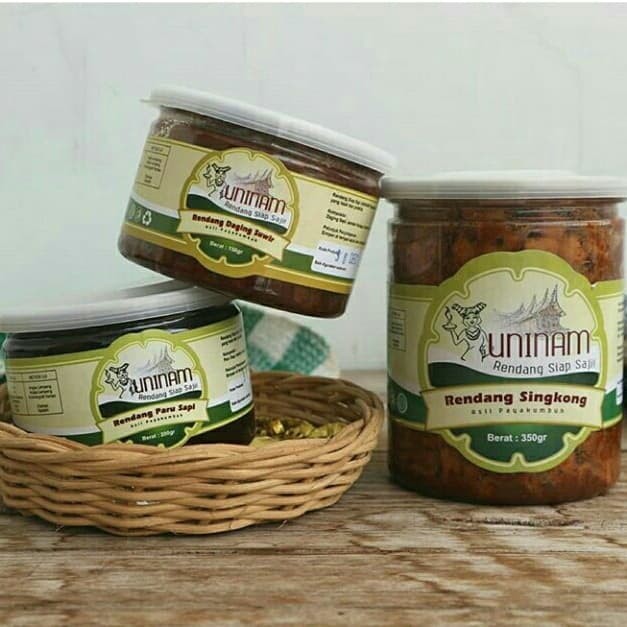 

RENDANG UNINAM PAKET DAGING SUWIR, PARU, SINGKONG