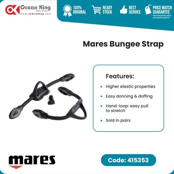 FIN STRAP MARES BUNGEE (PAIR)