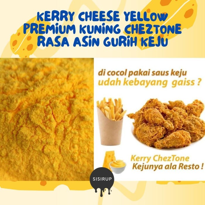 

Keju Bubuk Kerry Yellow Gold 8108-22 / 1 KG / Keju Asin / Keju Bubuk / Mac & Cheese
