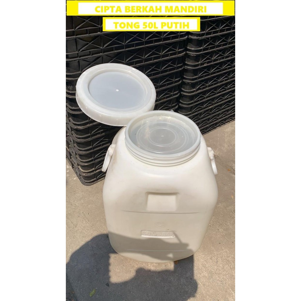 Tong 50 Liter/Drum Air/Tong Air 50L Tempat/Tong Sampah 50Liter Kotak New 100 % Original