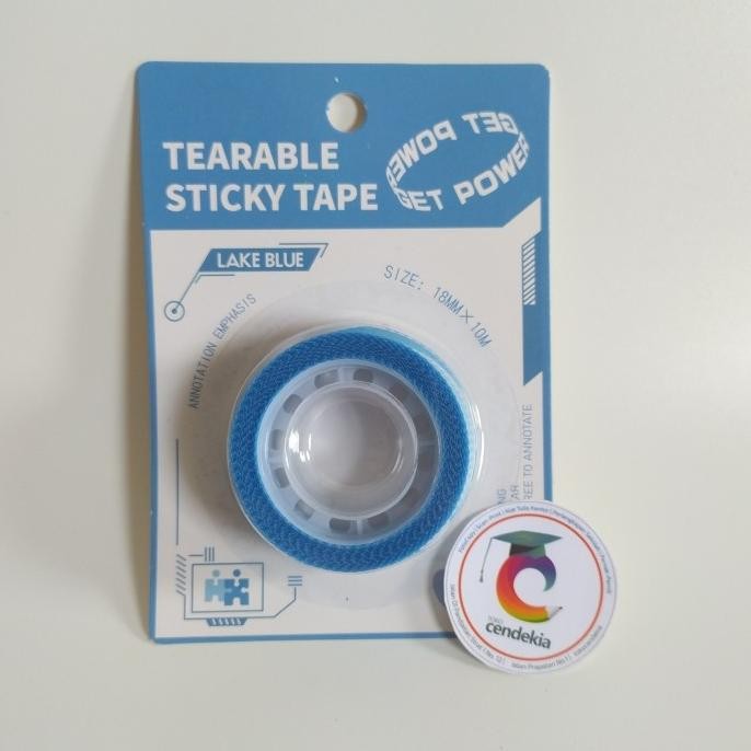 

`````````] Tearable Sticky Tape Isolasi Pembatas Kertas roll