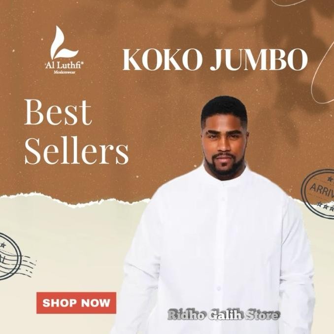 AL-LUTHFI | Baju Koko Jumbo Terbaru | BIG SIZE