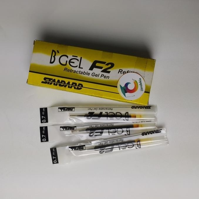 

Kualitas terbaik] Isi ulang pulpen refill pulpen STANDARD B'Gel F2 Hitam