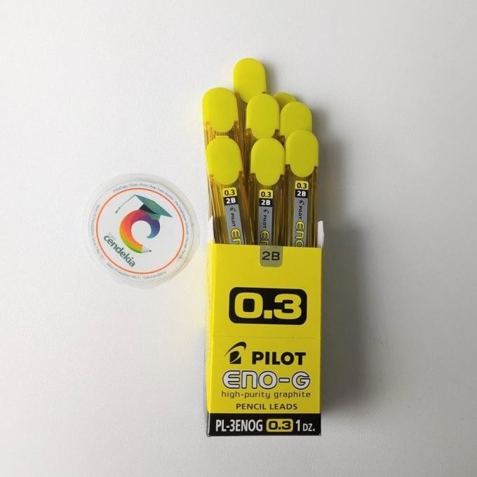 

Termantab] Isi Pensil Mekanik PILOT ENO-G 0.3 2B Refill Pencil Mechanical