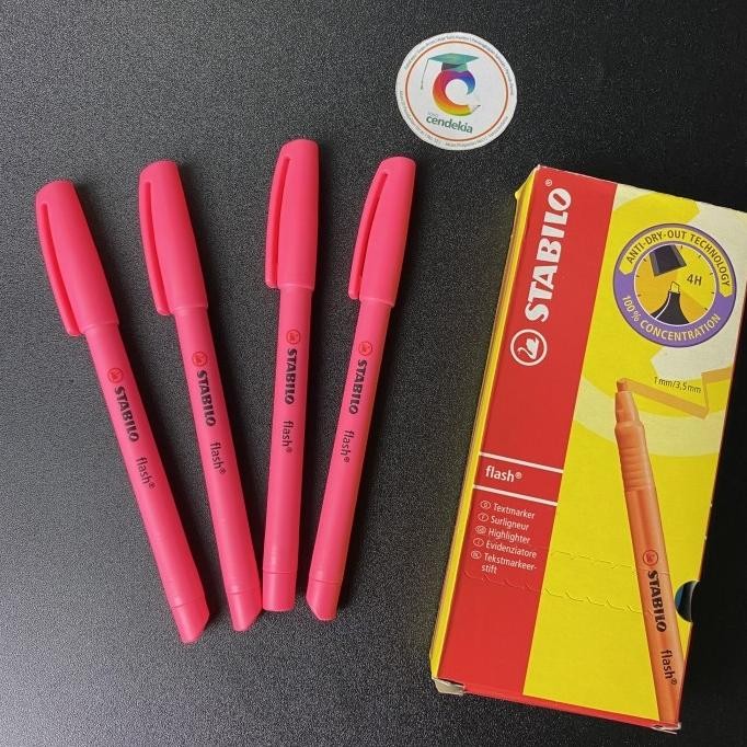

langsung order saja] Highlighter Textliner STABILO BOSS Flash Pink