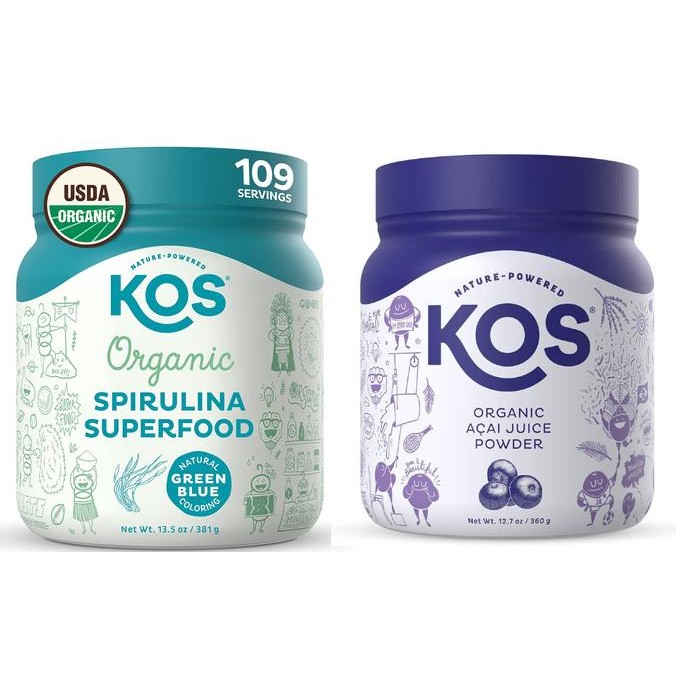 

KOS Acai Spirulina Organic Unsweetened Superfood Powder Natural ___chioma