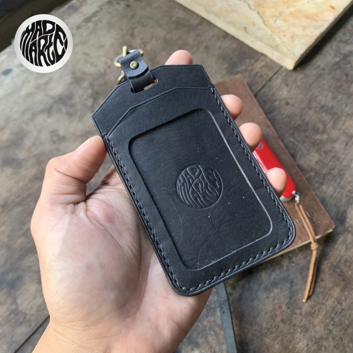 

Gantungan Kartu Nama Kulit Asli / Id Card Holder