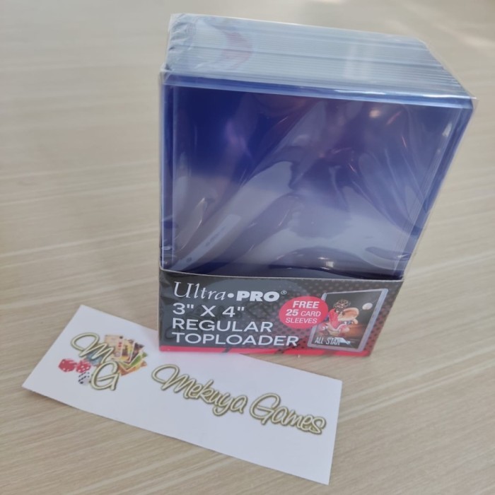 

Ultra Pro Regular Toploader 3x4" dan Card Sleeves 25ct TCG Sport K-Pop