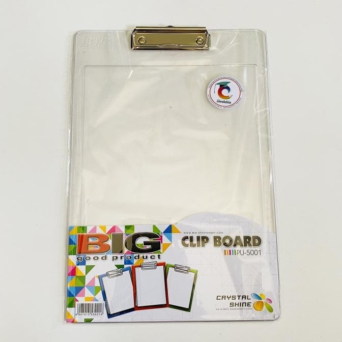 

,,,,,,,] Papan Jalan Scanner Clip Board BIG PU-5001 Transparan