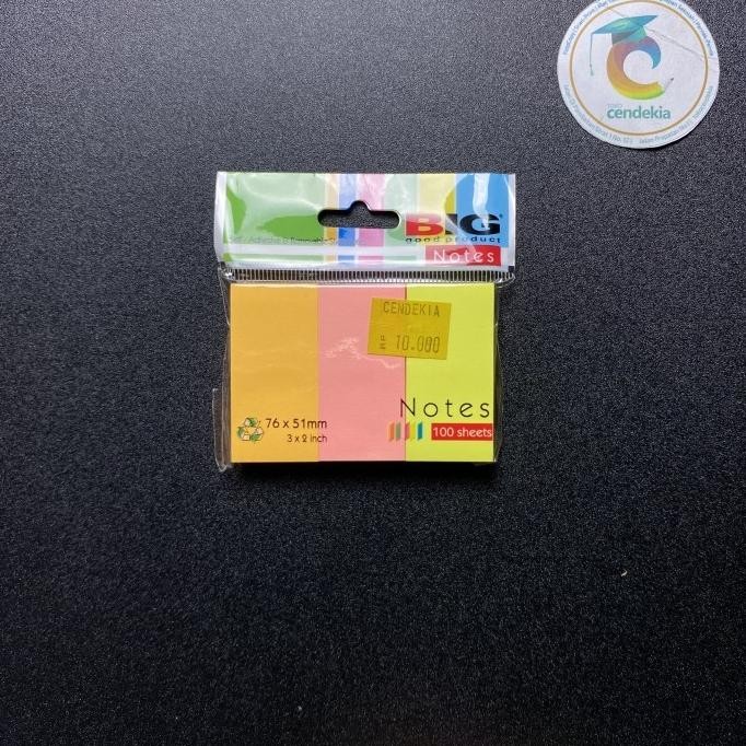 

>*>*>*>*] Sticky Note / Index Mark / Pembatas BIG 76x51 3 warna
