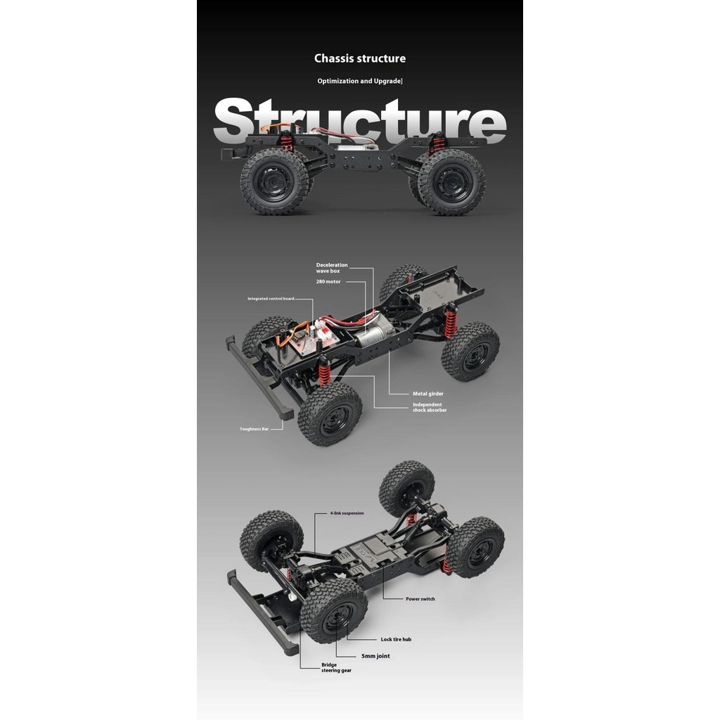 Sale New Upgrade Mn99S Mn98 Rc Crawler Land Rover Defender Rtr Full Propo