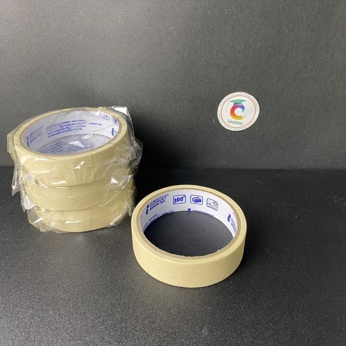 

}}}}}}] Masking Tape / Isolasi Selotip Kertas GOLDTAPE 1inch / 24mm x 11m