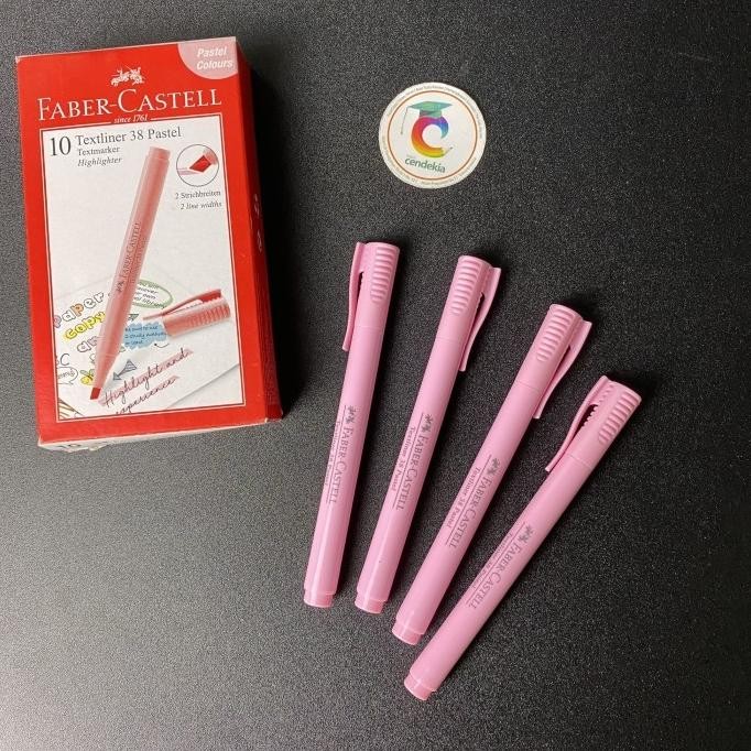 

$+$+$+$+] Highlighter / Textliner 38 / Stabilo Faber Castell pastel Peony Pink