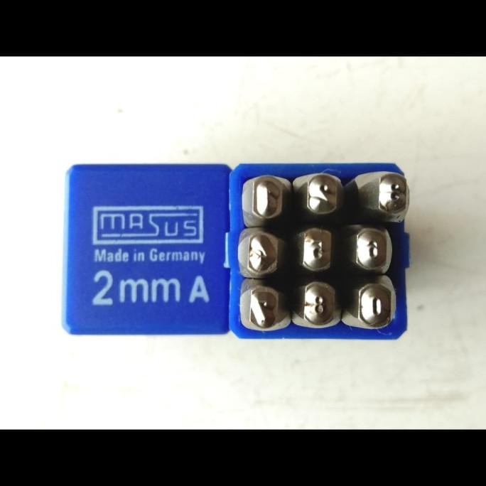 

Promo KETOK ANGKA (0-9) ukuran 2 mm / FIGURE STAMP PUNCH 2mm MERK MASUS COD
