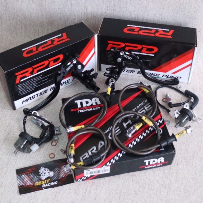 PAKET Selang rem-Master Rem XMAX ABS CARBON RPD TDR