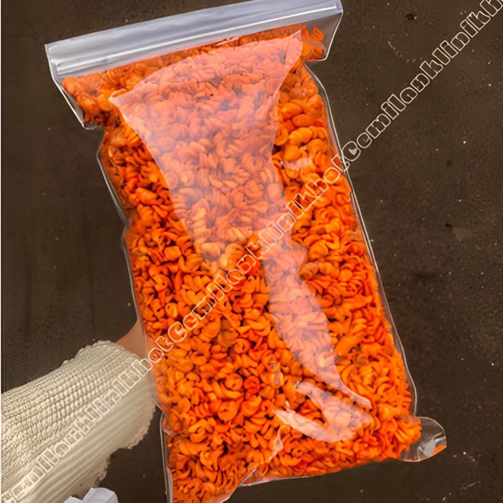 

1KG Makaroni Bantat Pedas Makaroni Spiral Makaroni Keong Pedas 1KG