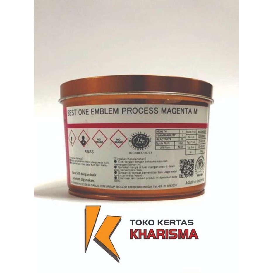 

HOT SALE! Tinta Cetak , Cemani Toka , Best One Emblem Process Magenta M