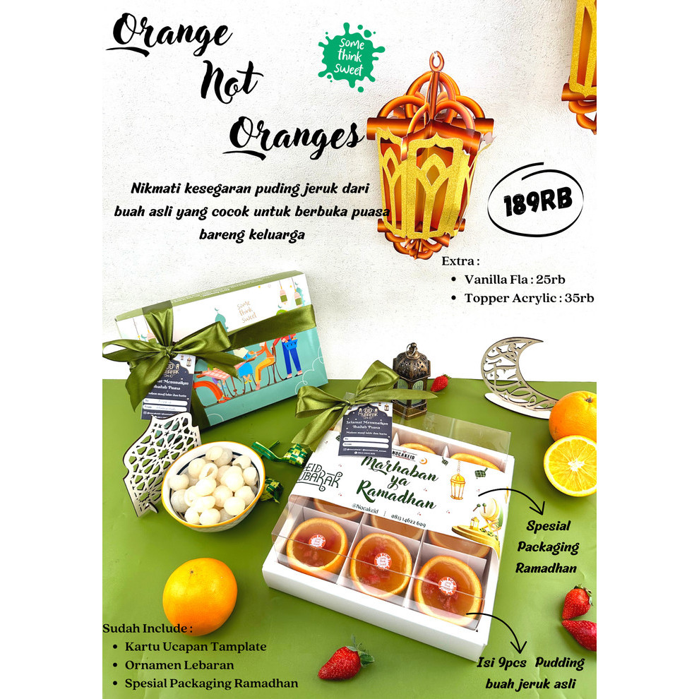 

Pudding Oranges Not Oranges, Hampers Unik, Pudding Buah Unik Terlaris