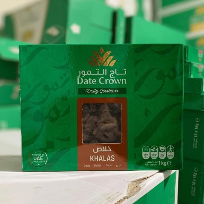 

Kurma Date crown khalas 1kg [terbaik]