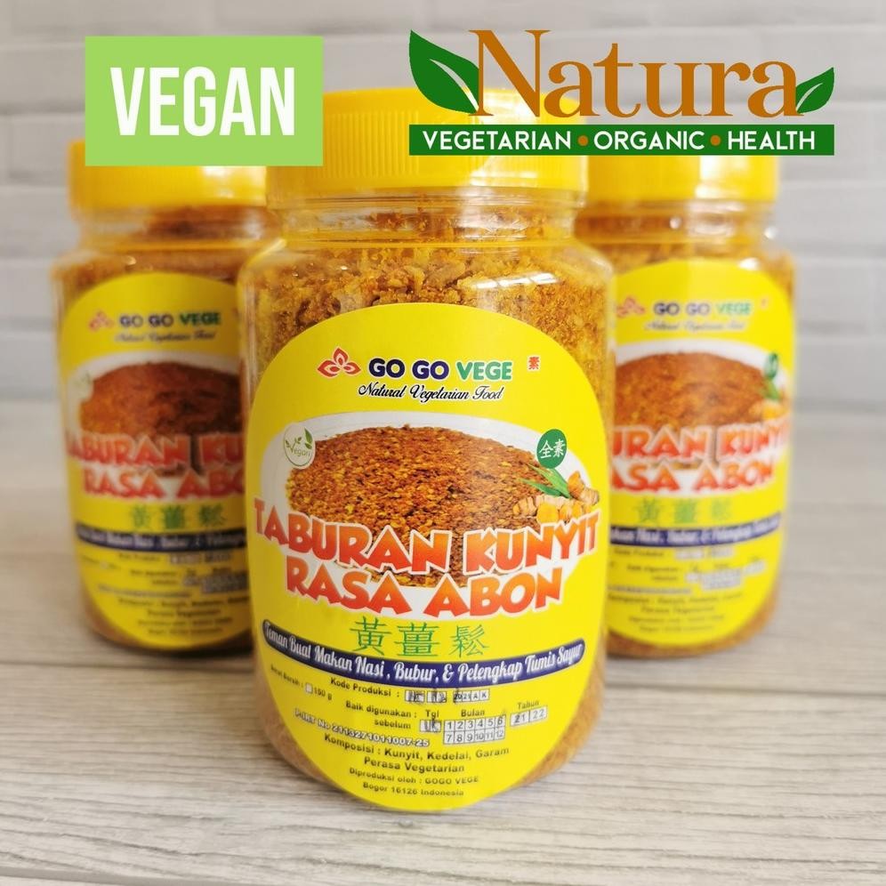 

Go Go Vege Taburan Kunyit Rasa Abon Vegetarian Vegan