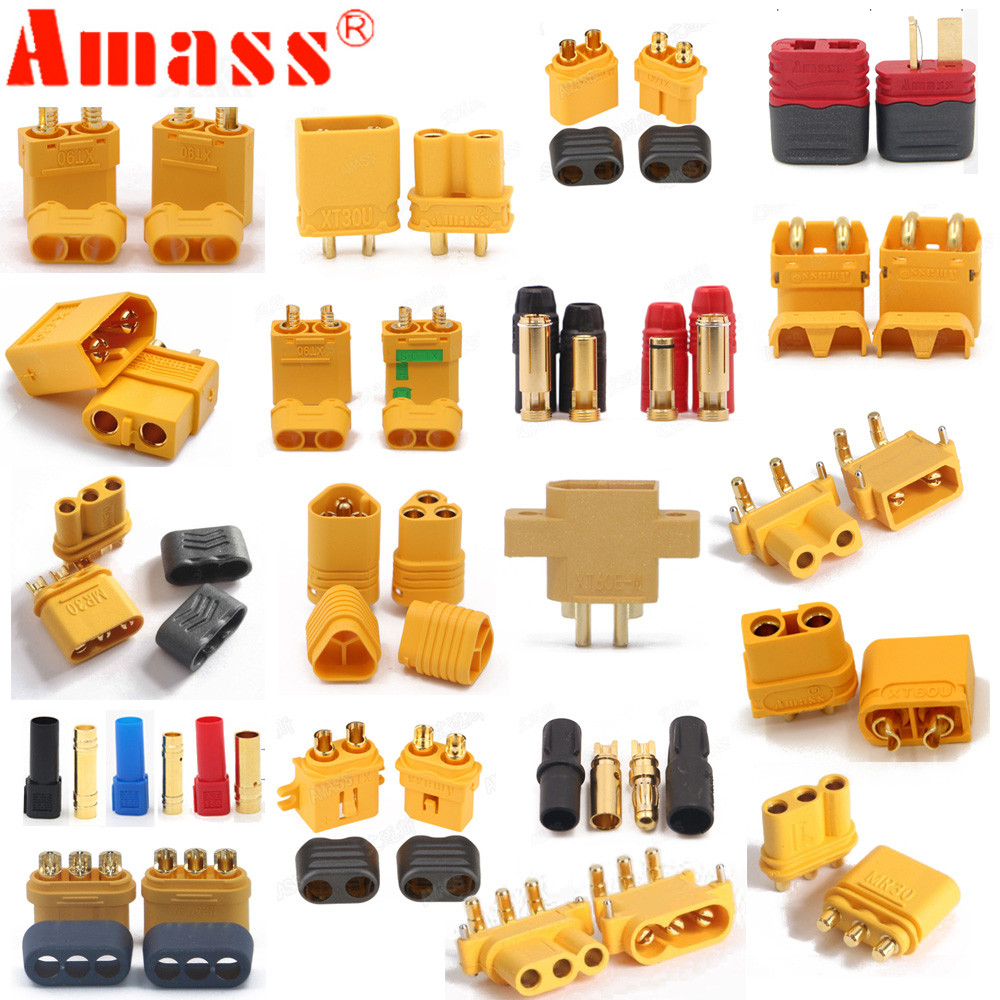 10 x Amass XT60+ XT30U XT60U XT90 XT90-S MR60 MR30 XT60PW
