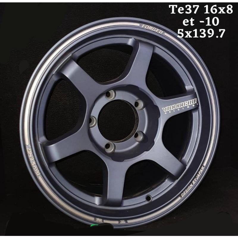 Velg Volk Rays Te37 R16 Pcd 5X139 Plus Ongkir Jakarta Jawa Barat Jawa Timur Katana Jimny Escudo Taft