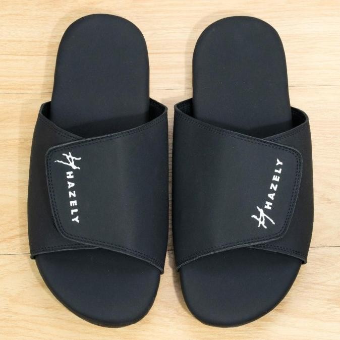 Istimewa Sandal Diabetes Empuk - Sandal Kesehatan Wanita/Pria Empuk - Selop Hitam - Hazely Indonesia