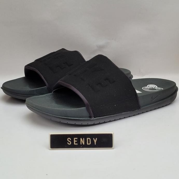 Nike Offcourt Slide Bq4639-003 Original 100% Ori Anthracite Black Black Hitam Slides Sandal Sendal P