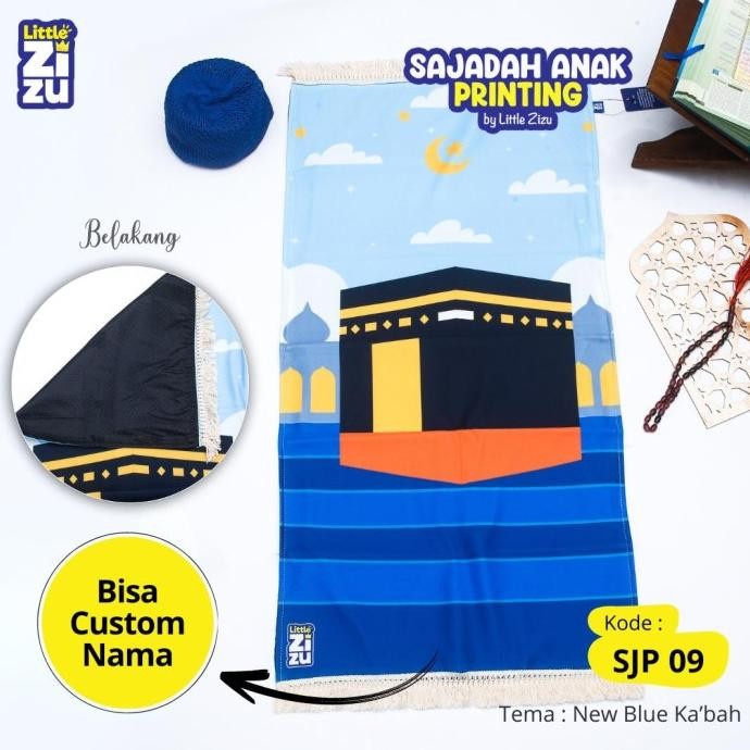Sajadah Anak Printing Custom Nama terlaris