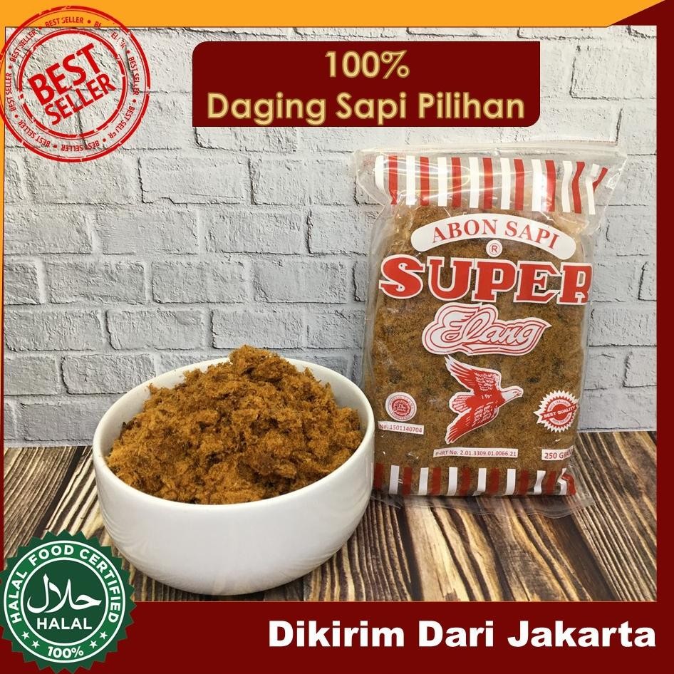 

Abon Sapi Super Cap ELANG 250g Boyolali - Abon Sapi Super Cap Elang Spesial Semarang