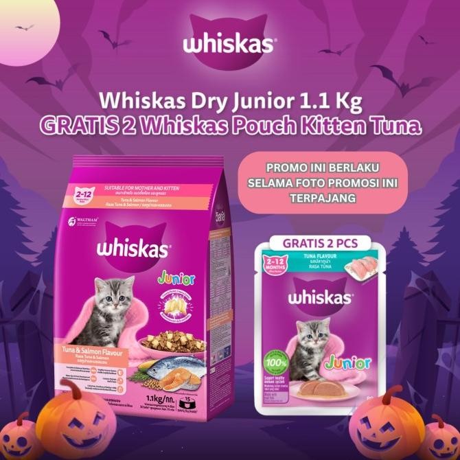 Whiskas Junior Tuna & Salmon 1.1kg