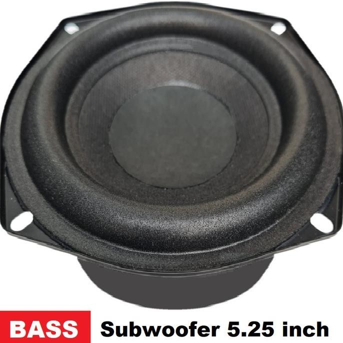 Speaker Subwoofer 5.25 Inch 100W 4 Ohm Bass Woofer 5.25 Inci 100 Watt Terlaris
