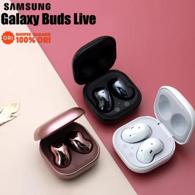 Headset Samsung Galaxy Buds Live, True Wireless Earbuds with Active Noise Cancelling, Microphone, Ch