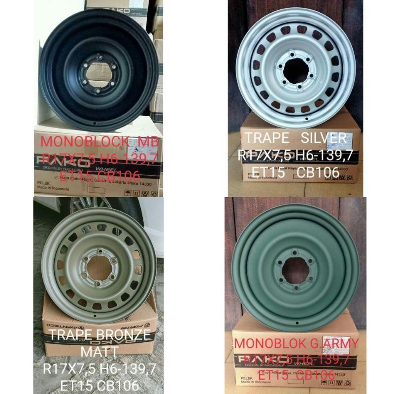 Velg Besi Avantech R 17 Pajero Fortuner Dmax Hartop Double Cabin