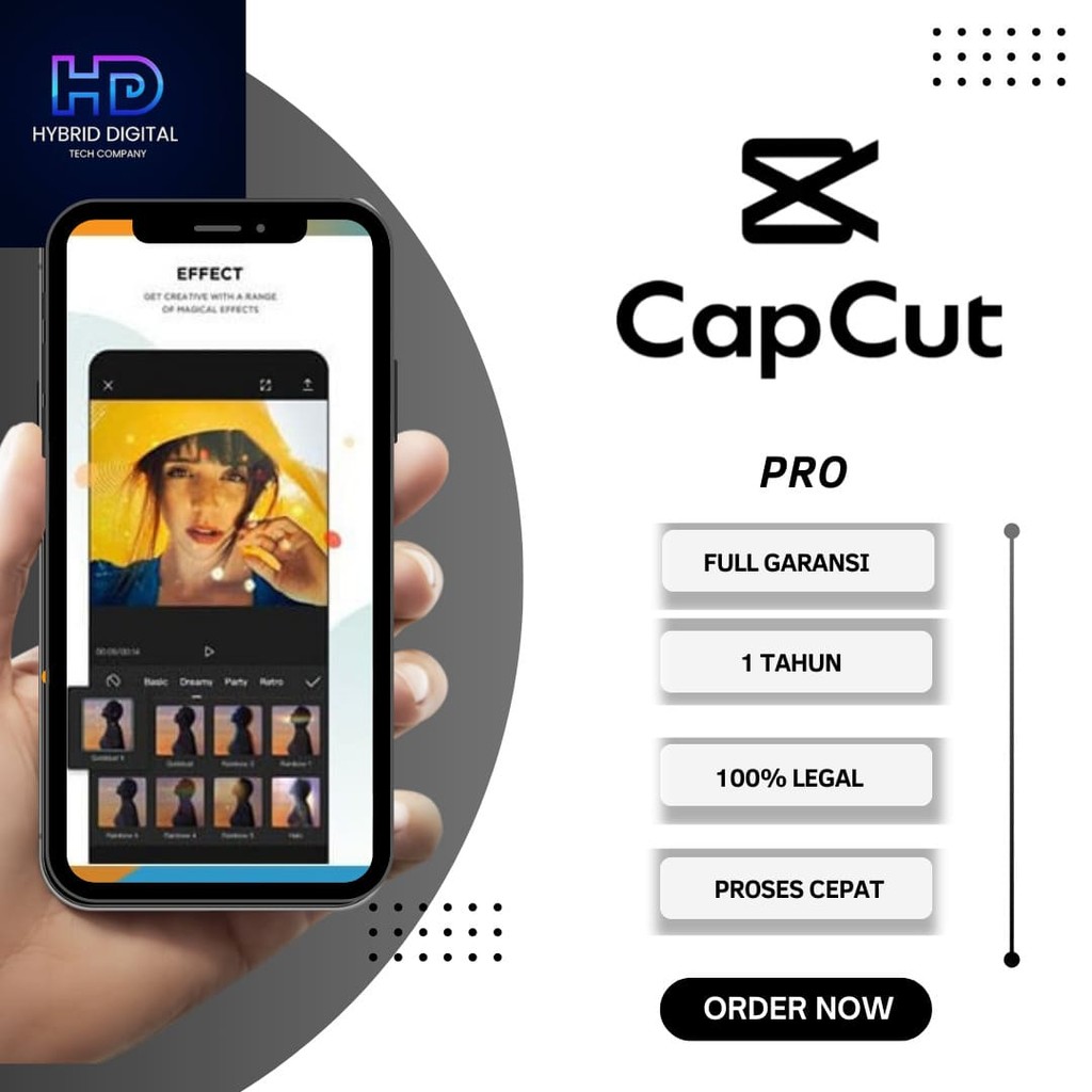 Capcut Pro Premium 1 Tahun No Watermark Full Pro Features Bergaransi