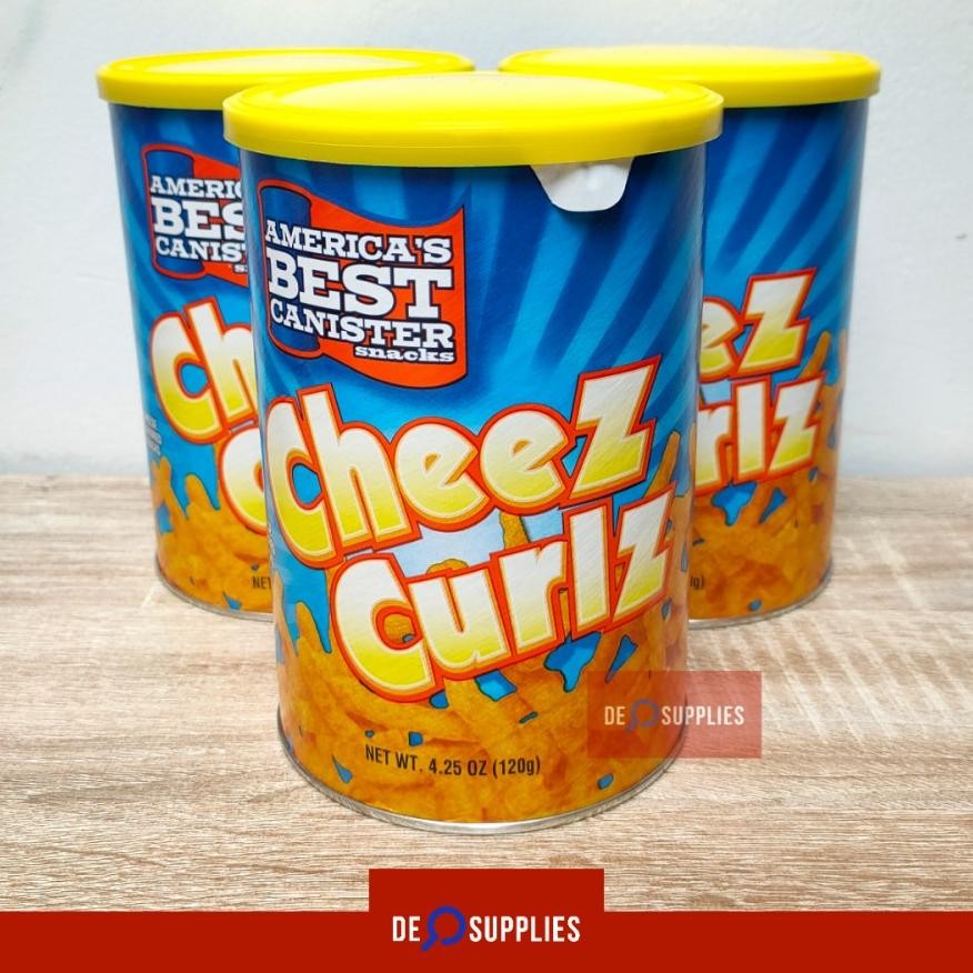 

ABC Cheez Curlz 120gr - America's Best Canister Snack Jag USA